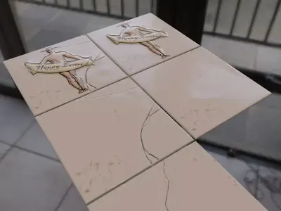 kitchen backsplash floor wall tiles templates generator 3D model