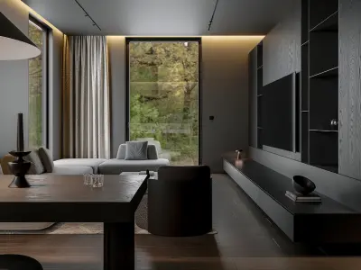 apartment interior scenes    3D model 3