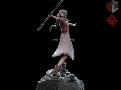 Aerith Gainsborough 3D print model
