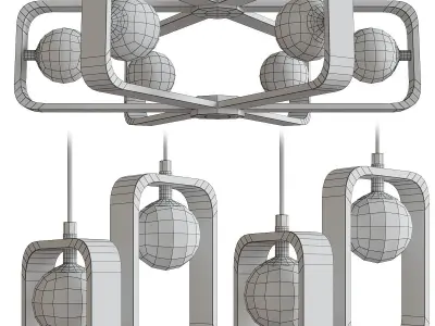 Maytoni Eric Celing Light 3d model Low-poly 3D model