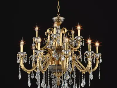 788152 Lusso Osgona Chandelier 3D model
