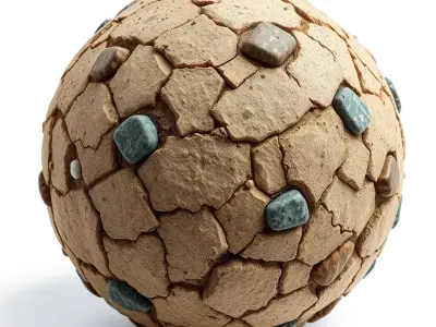 Cracked Earth Texture model pack Texture