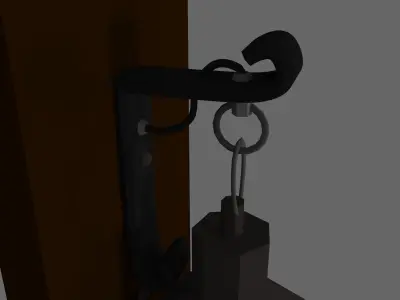 Wall Light Low-poly 3D model buy
