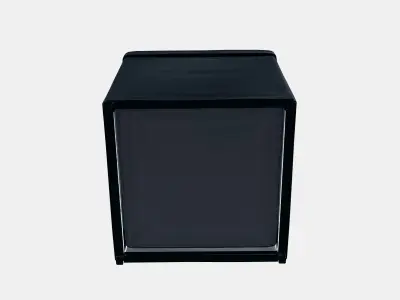 BOSNAS stool with storage Low-poly 3D model