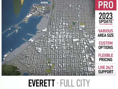 Everett  Low-poly 3D model