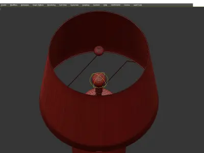 Bungalow 5 Alia Table Lamp Base Low-poly 3D model