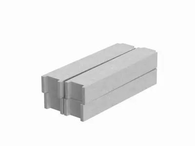 Concrete Blocks 3D model buy