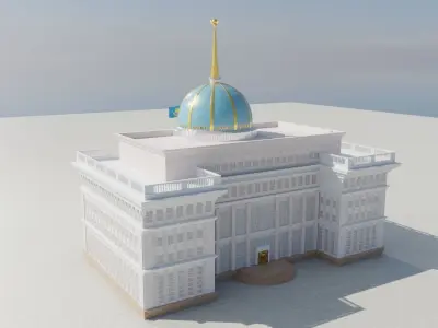 Ak Orda Presidential Palace 3D model