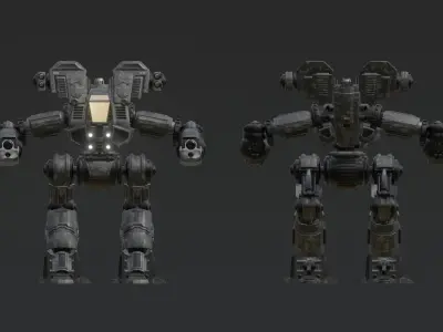  Robot Demolition Machine 3D model