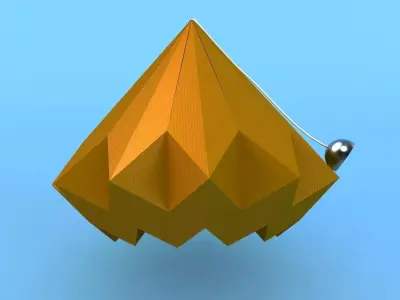 origami light 3D model