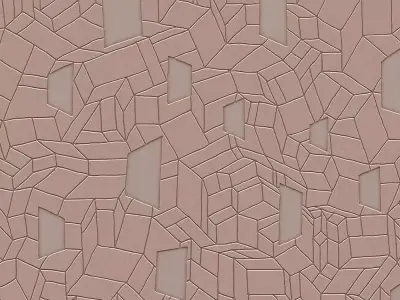 Fragmented Prism Relief Wall Texture Texture