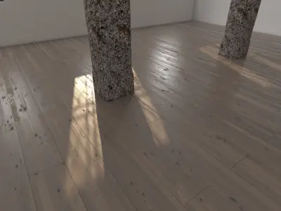 Modern Vaulted Ceiling Interior 3D model