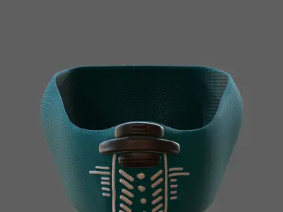 Gas mask helmet 3d model scifi Low-poly  Low-poly 3D model 131