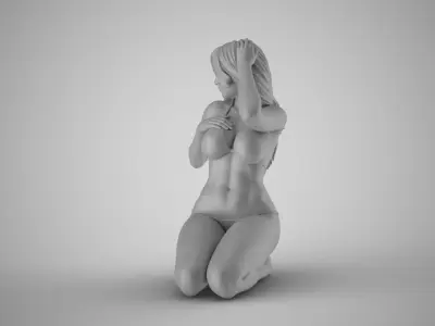 Plain Girl 7 3D print model