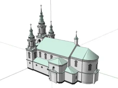 Architecture-Religion-God-Culture-Temple-072 church 3D model