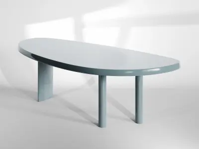 525 Table En Forme Libre 3D model