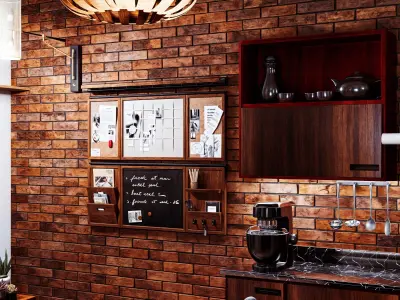 Kitchen modern 3D model