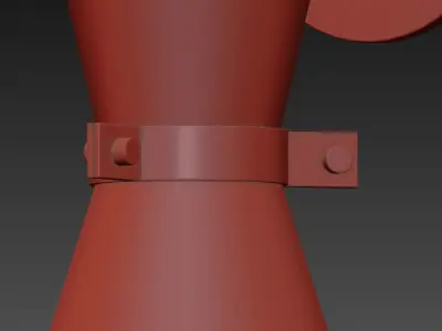 Julia 1-Light Aged Brass by Mitzi 3D model