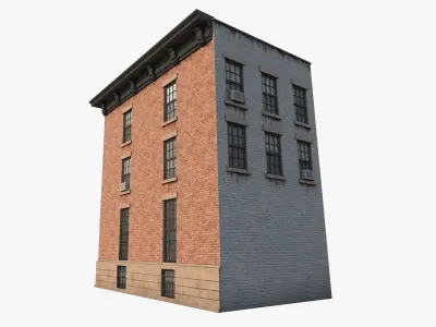 NYC Building 1 Low-poly 3D model