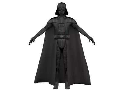 Darth Vader Star Wars Low-poly 3D model