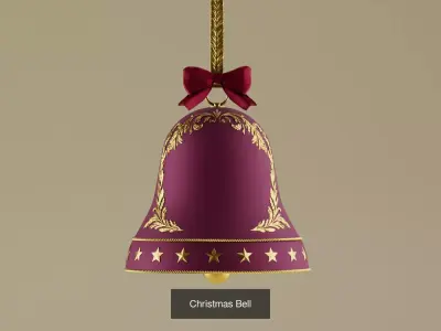 Christmas Bells 3D Model Pack