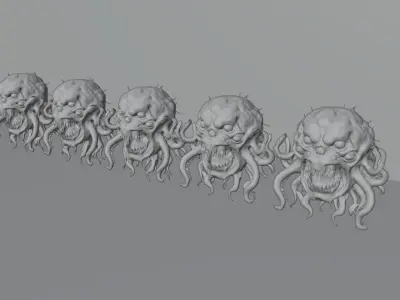 Grotesque Monster Pack 3D model
