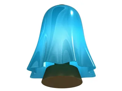 Venini Fantasmino glass table lamp 3D model