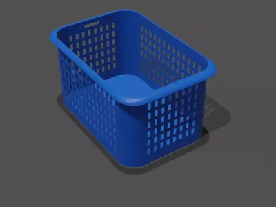 Basket Free low-poly 3D model