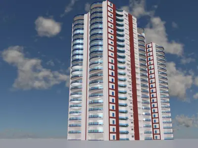 Residential Building 2 3D model