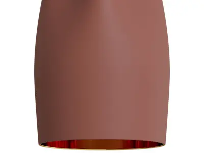 Pleat Box 13 LED Pendant Light 3D model