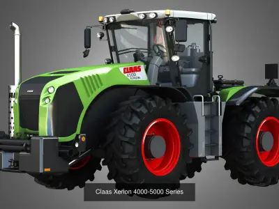 Claas - Farm Vehicles   2 in 1 3D Model Pack