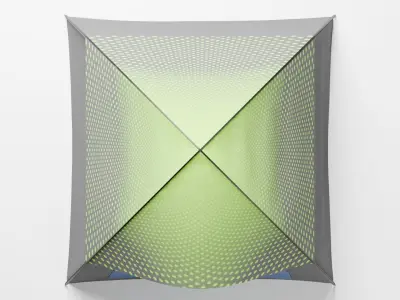 Modern Camping Tent Free 3D model