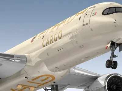  Airbus A350F Etihad Cargo 