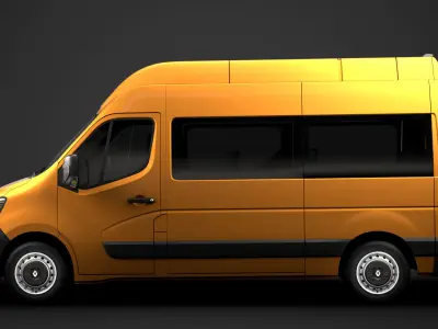 Renault Master L2H3 Minibus 2020 3D model