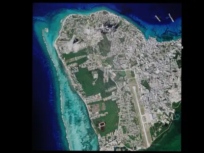 George Town - Cayman Islands 3D model