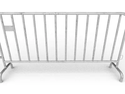 Crowd Barrier Low-poly 3D model