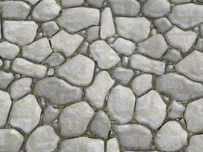 Paving 3d model Low-poly 3D model