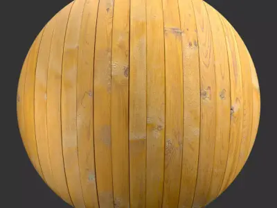 Wood Plank 6k Texture 3D model