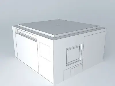 Bamboo Bedroom using THORN light collection Free 3D model