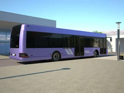 ARK bus 12 Suburban Liner 3D model