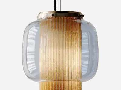 Manila T Pendant Light from Sebastian Herkner 3D model