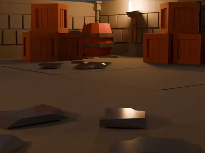 Bunker 3D model