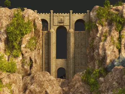 Puente Nuevo Ronda Malaga Spain 3D model