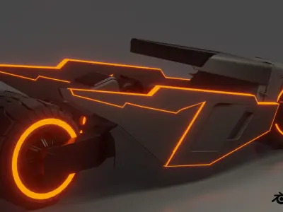 Tron Bike 3D model