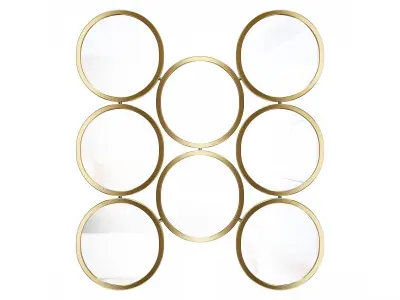 Mirror in a metal frame GZ-M1072 3D model