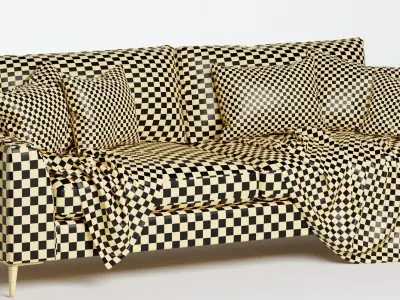 Meridian sofa 3D model