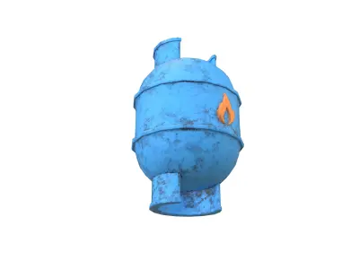 LPG Tank Icon V1 005 Low-poly 3D model