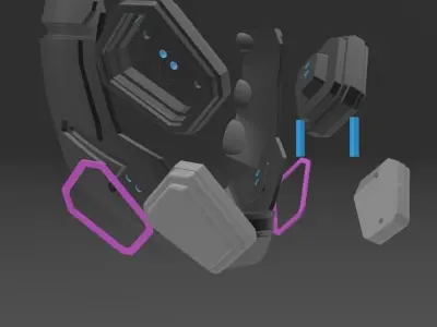 3d Files- Miles Prowler Mask and Collar 3D model