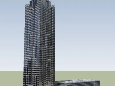 Atlanta Suntrust Plaza 3D model