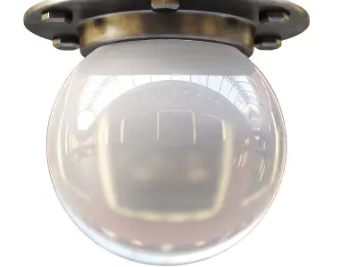 Bubble ceiling light  Low-poly 3D model